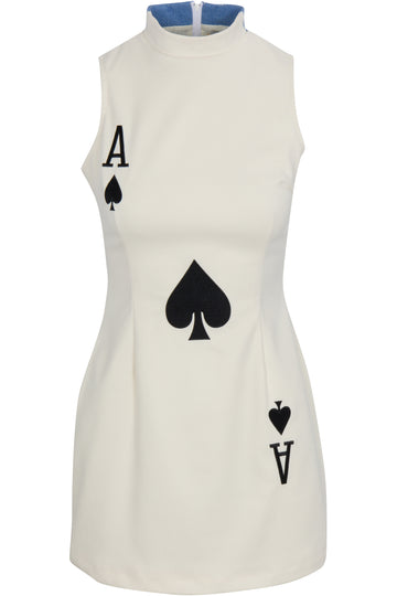 Ace of Spades Mock Mini Dress