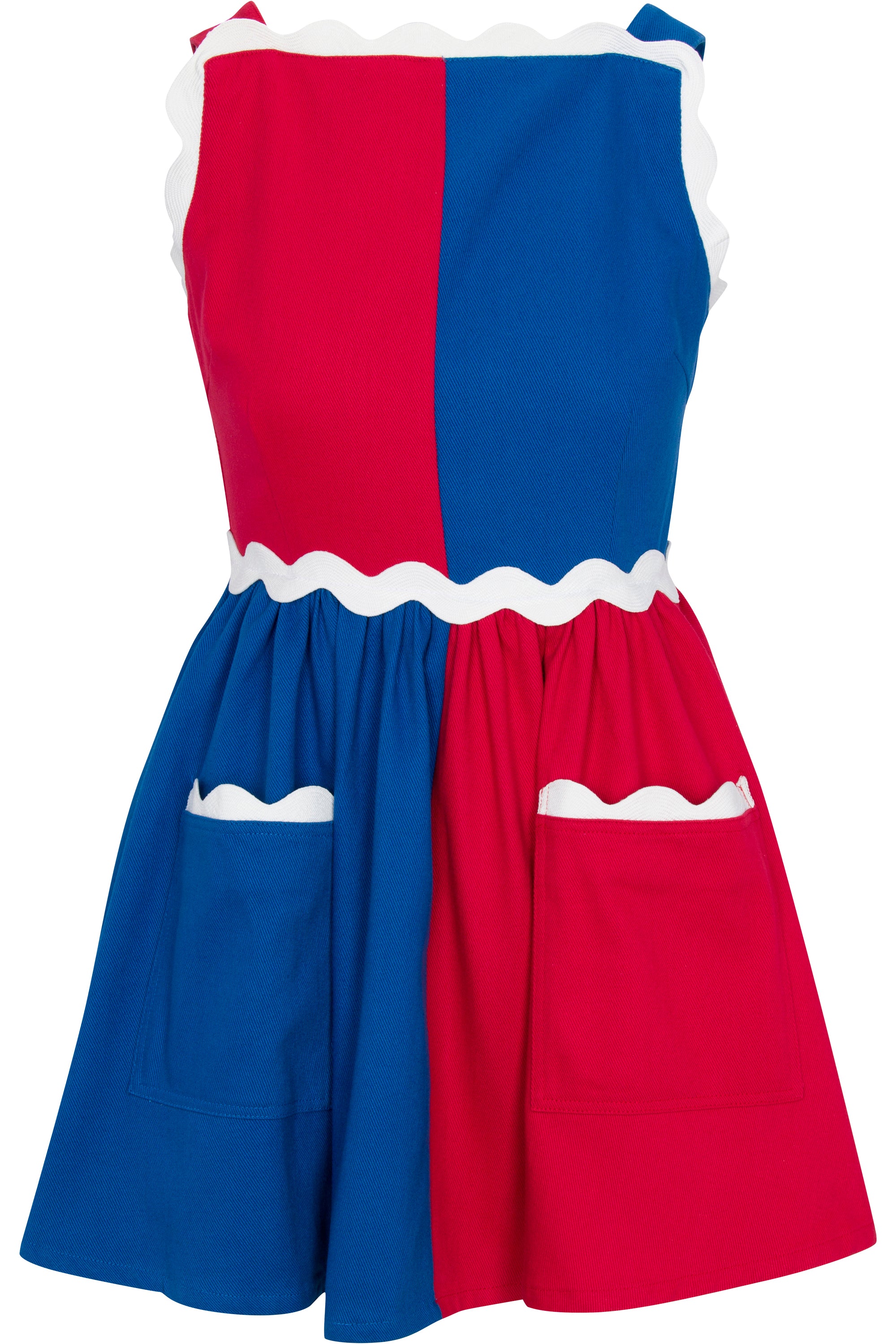 60s Barbie Mini Dress 1X / Red/Blue 60s Barbie Mini Dress 1X / Red/Blue