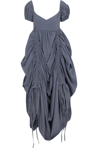 Adjustable lengths gray gown