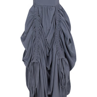 Adjustable lengths gray gown