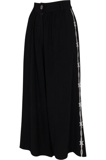 Pammy Linen Wide Leg Trousers