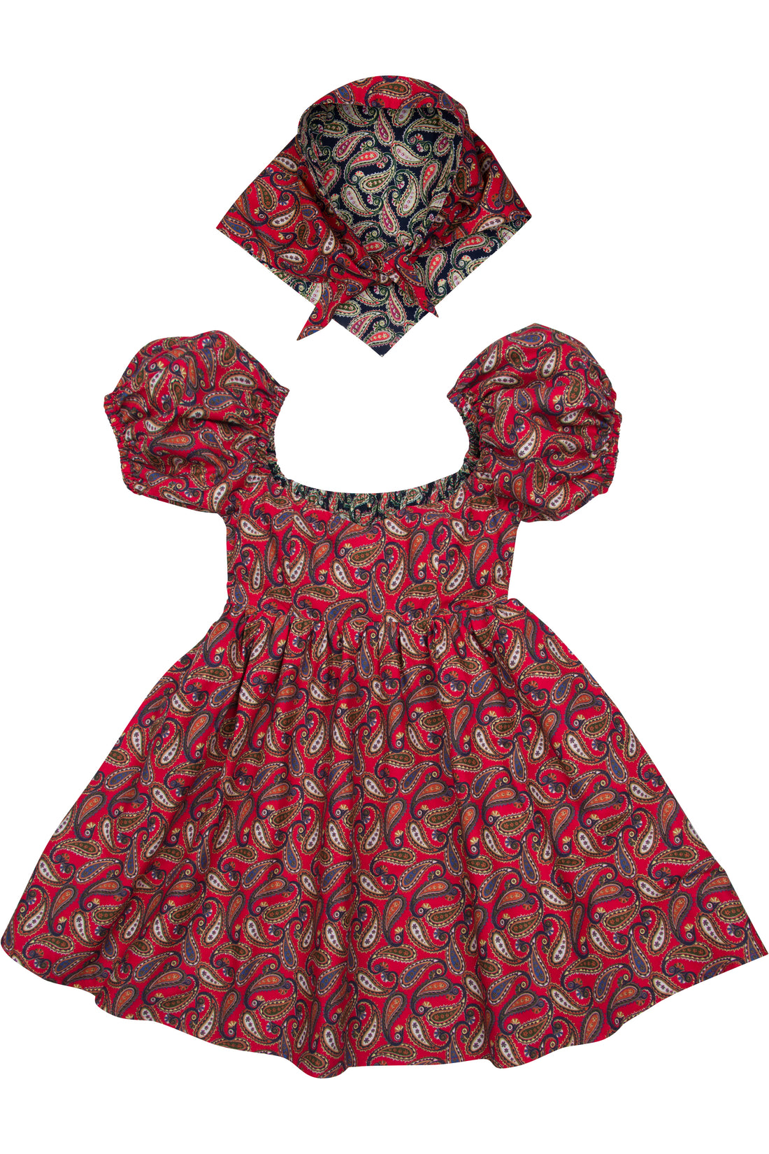 Strega Nona Reversible Paisley Dress