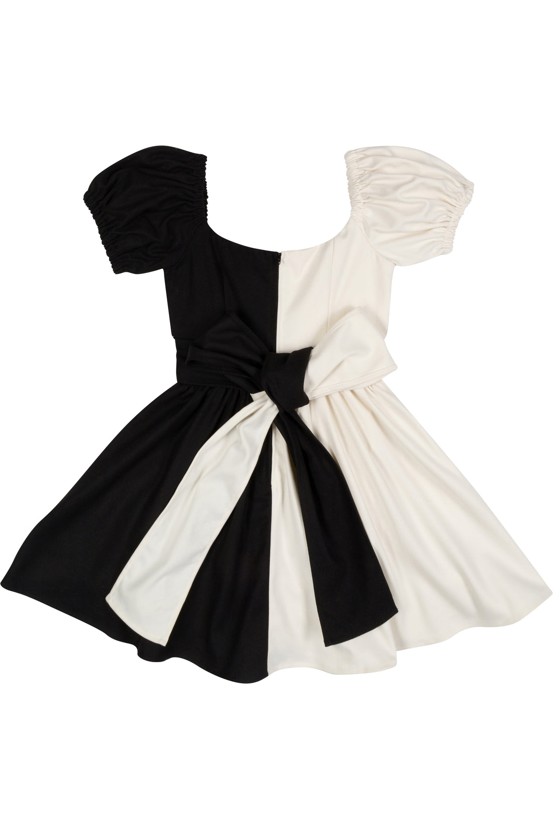 Black and White Virgin Mini Dress