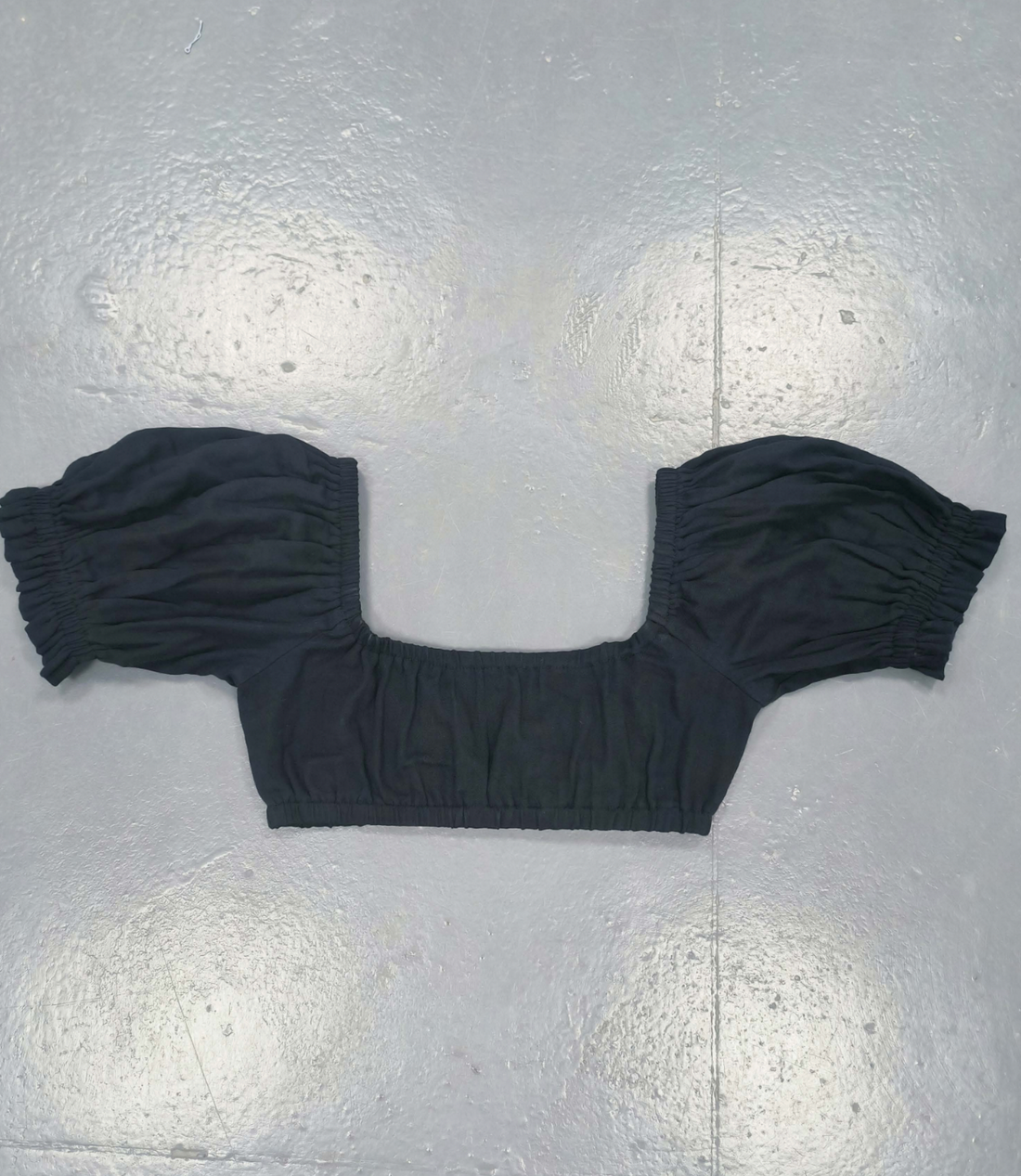 Wench Crop Top Black